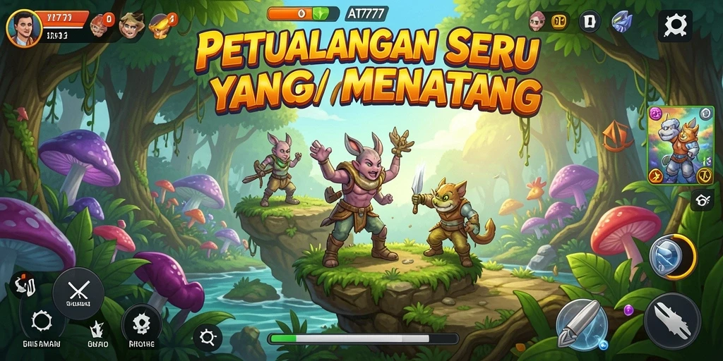 Screenshot gameplay AT777 yang menunjukkan momen petualangan seru.