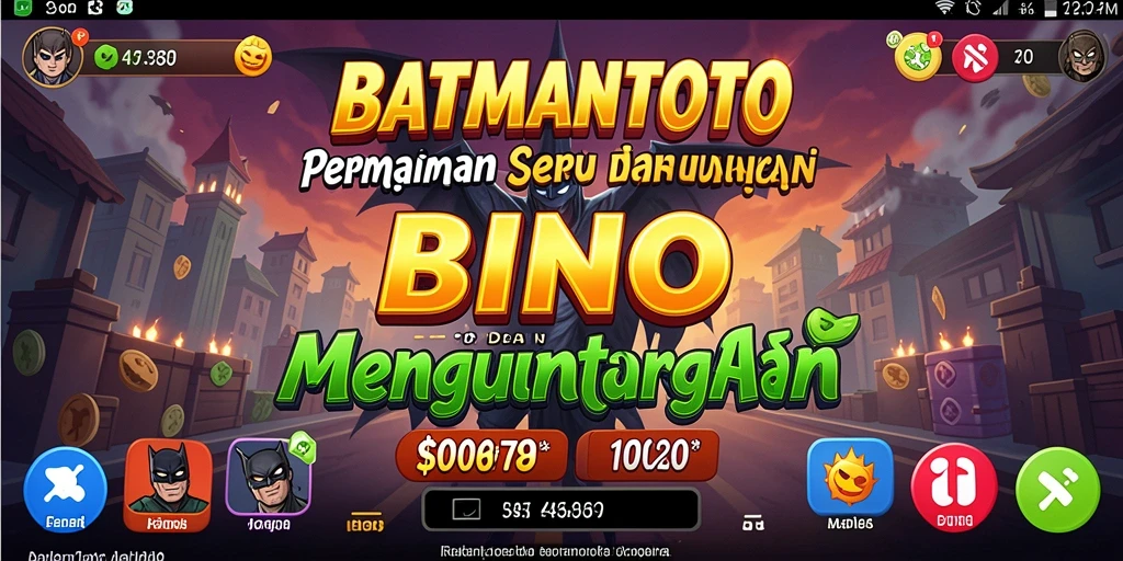 Screenshot BATMANTOTO menampilkan keseruan gameplay Bingo yang dinamis.