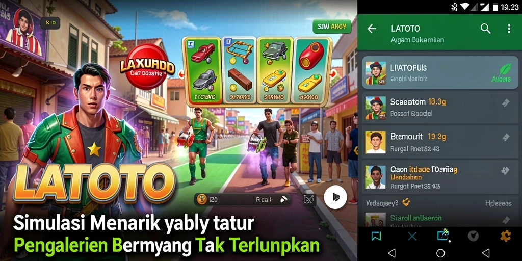 Tampilan gameplay LATOTO yang memukau dan interaktif.