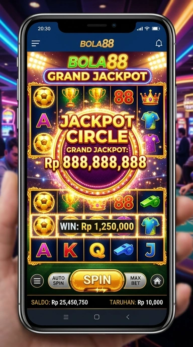 Screenshot tampilan utama aplikasi bola88 yang menarik dan mudah digunakan.